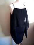 Vestido da Ruga de Alças com Lantejoulas Prateadas