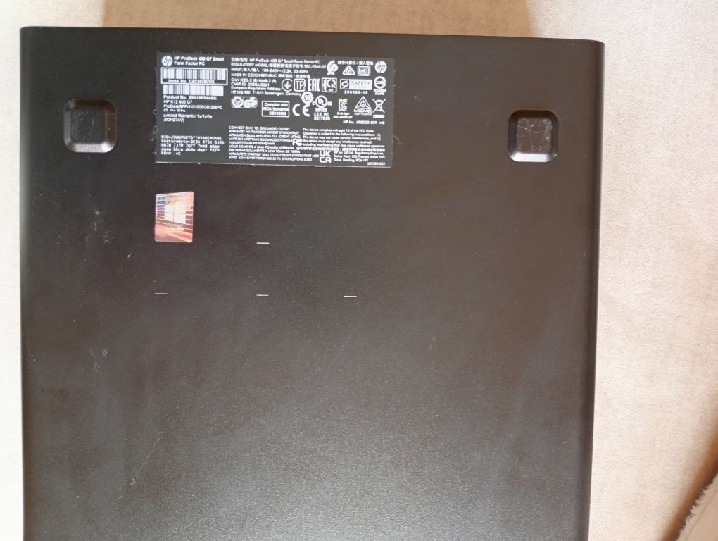 Computador comprado e maio 2022 HP Prodesk 400 G7 SFF I3 10th Generati