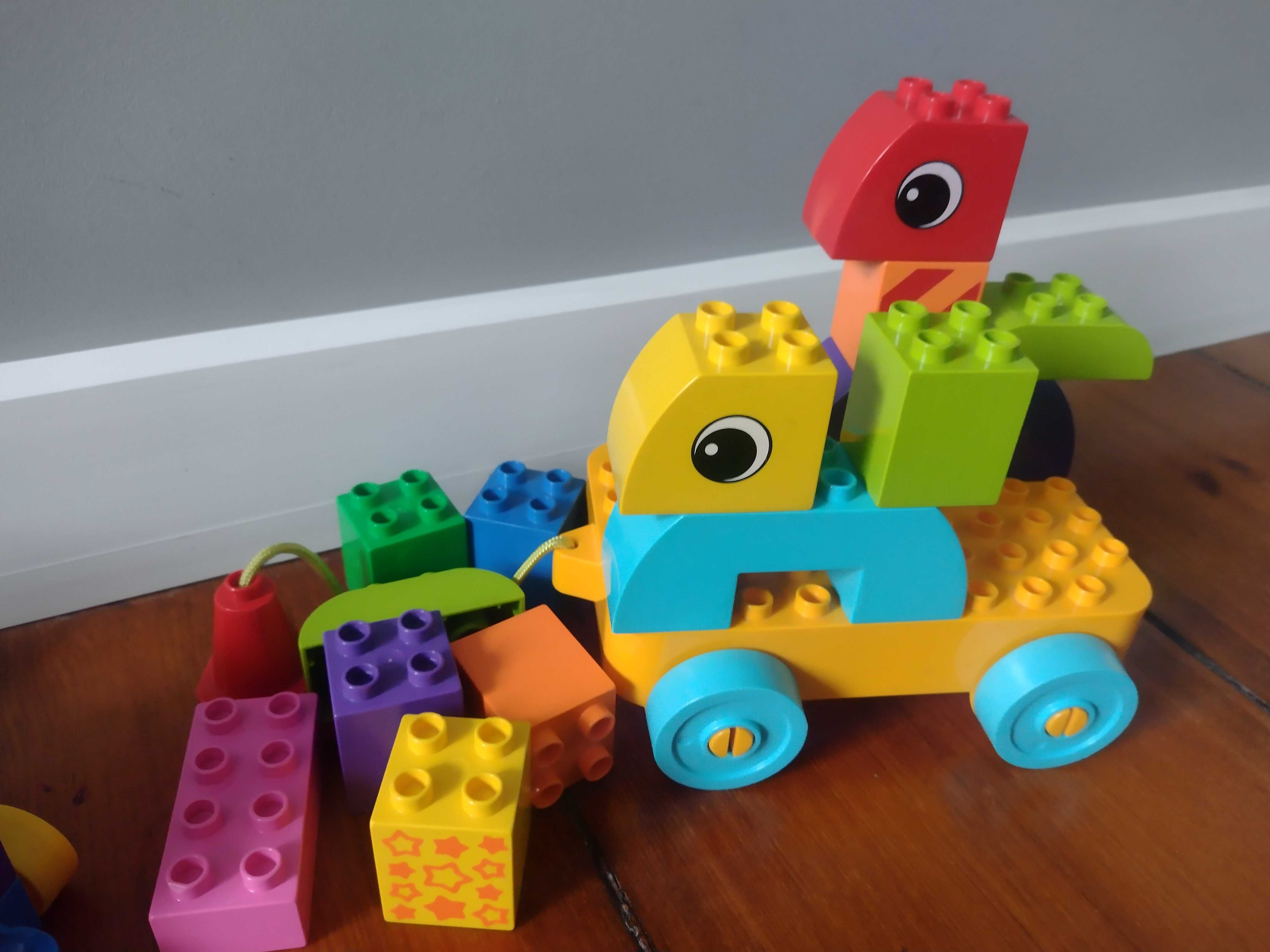 2 zest..LEGO DUPLO Pociąg z cyferkami + kreatywny pojazd dla maluszka