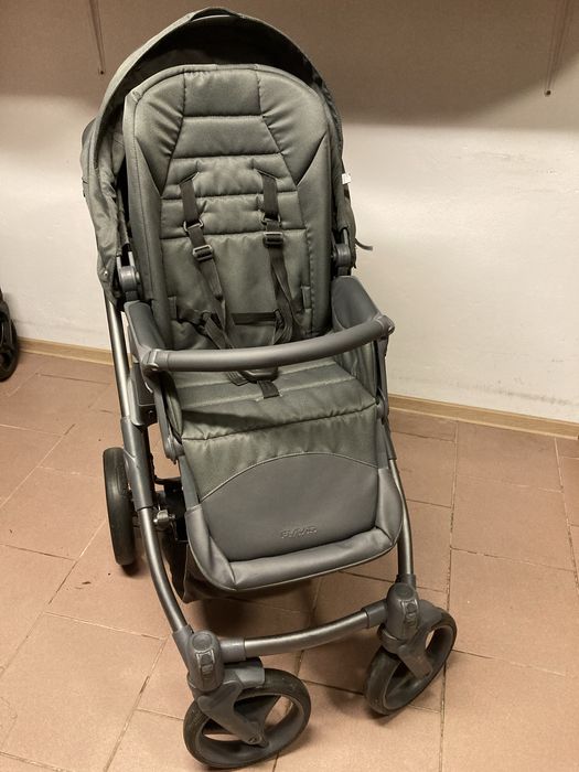Wózek BEBETTO FLAVIO 2w1 / 3w1 / 4w1 z bazą isofix Śiwy