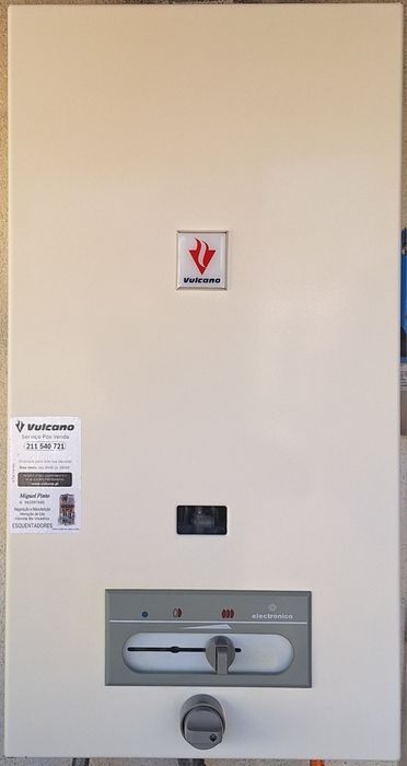 Esquentador Vulcano Inteligente Gás Garrafa 11Litros