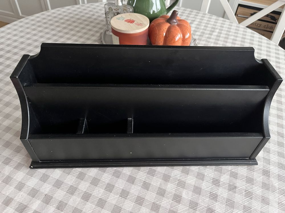 Ikea organizer na biurko segregator ingatorp czarny