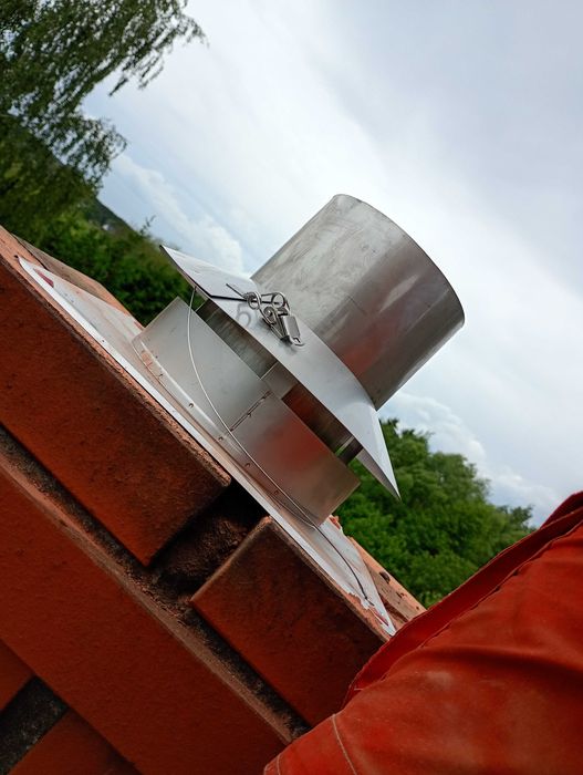 Frezowanie kominów diamentowo bez wibracji, montaż wkładów kominowych