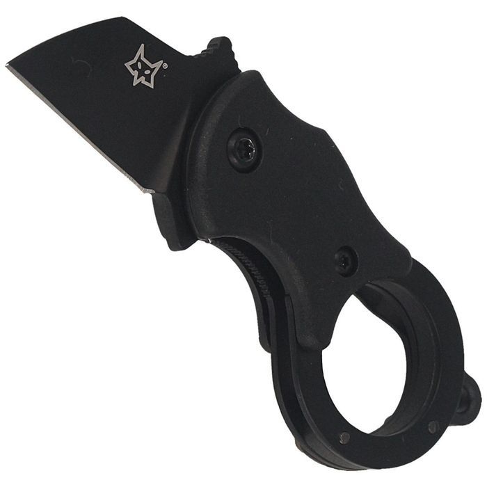 Nóż składany FOX Karambit Mini-TA FRN Black, Black Idroglider (FX-536