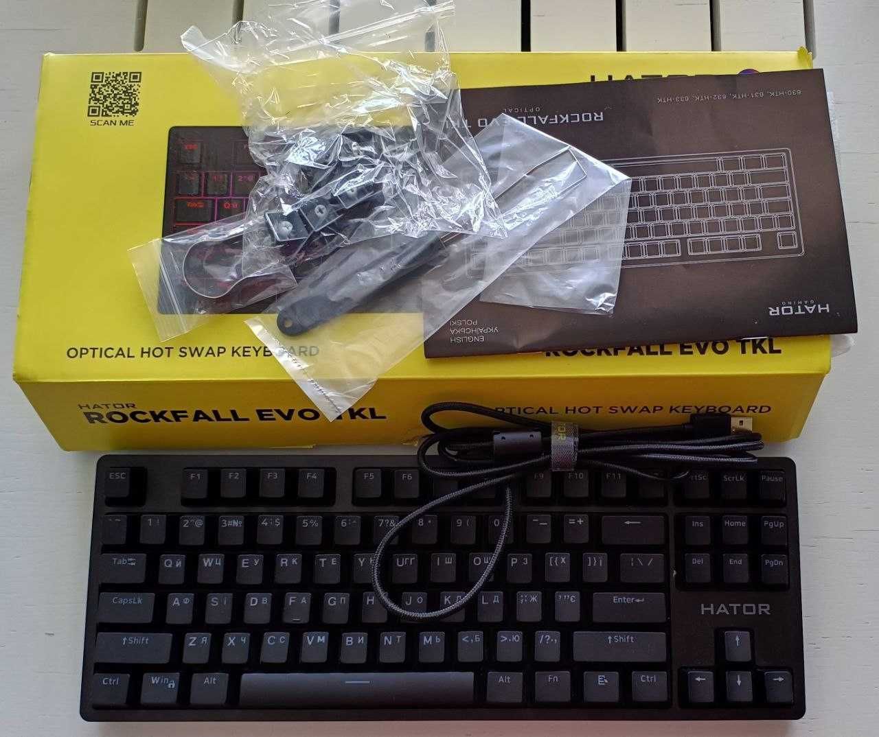 Клавіатура Hator Rockfall EVO TKL Kailh Optical ( HTK-630)