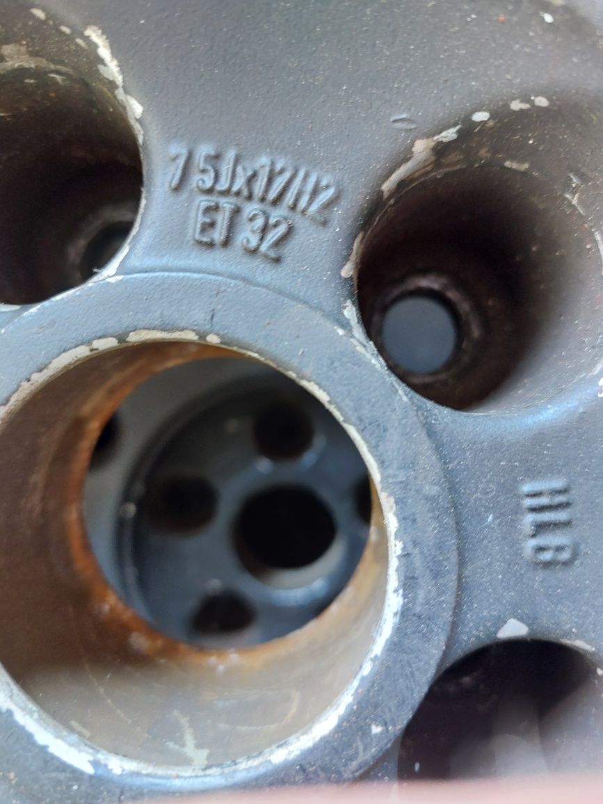 Alufelgi 17 czarne, Audi A3 8l ET32