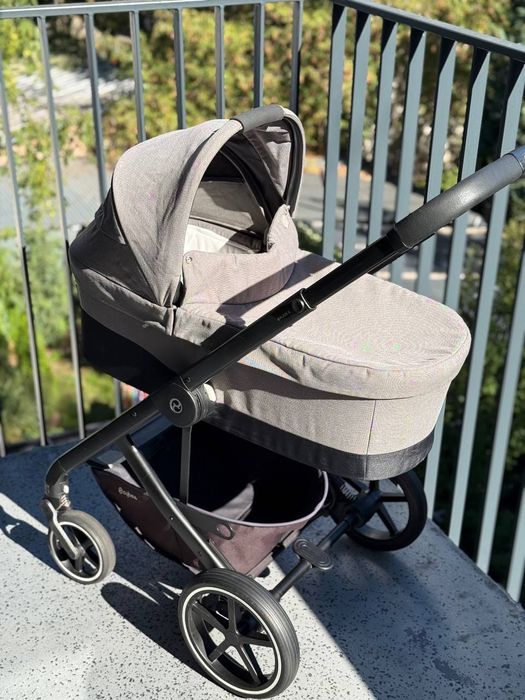 Cybex Balios S 2w1, wózek dziecięcy, spacerówka + gondola, szary