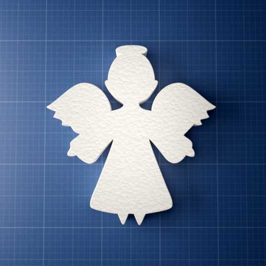 Mix świątecznych ozdób styropianowych do dekorowania -100 szt.