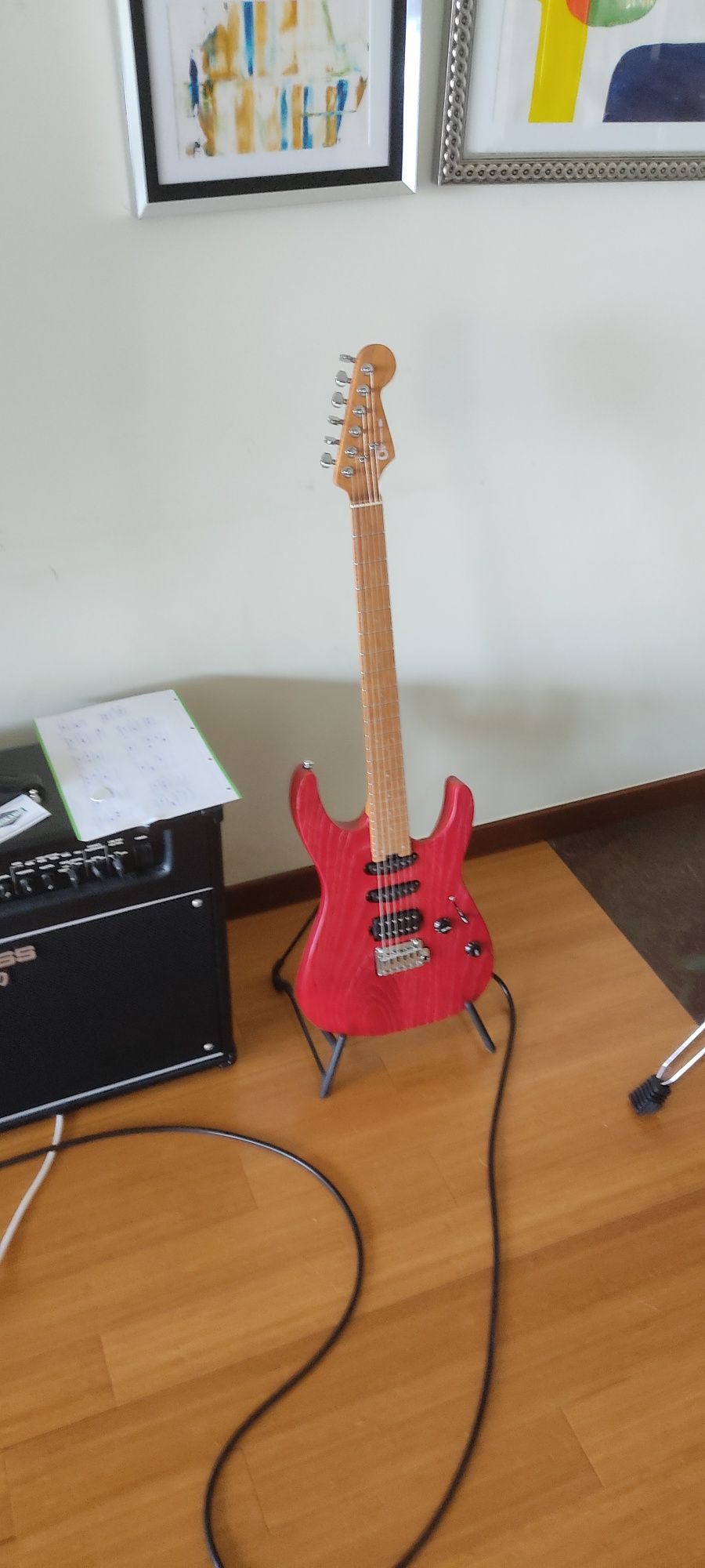 Charvel Pro-Mod DK 24 HSS 2pt Red Ash