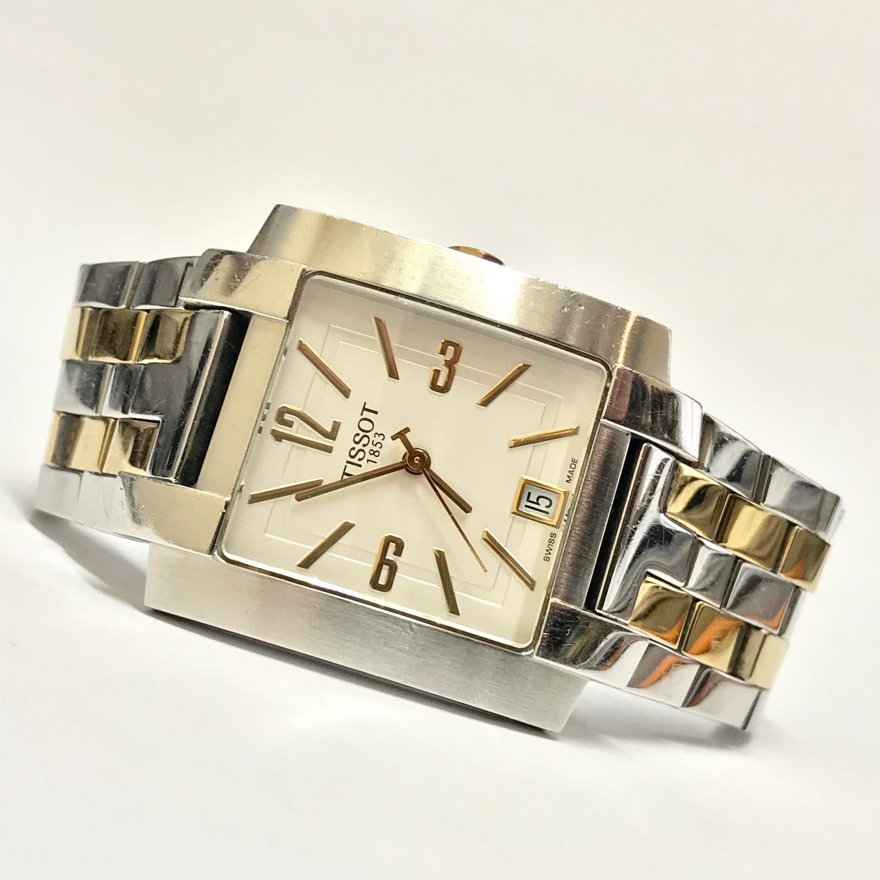 TISSOT T-Trend L860/960 Zegarek męski na BRANSOLECIE złocony OKAZJA