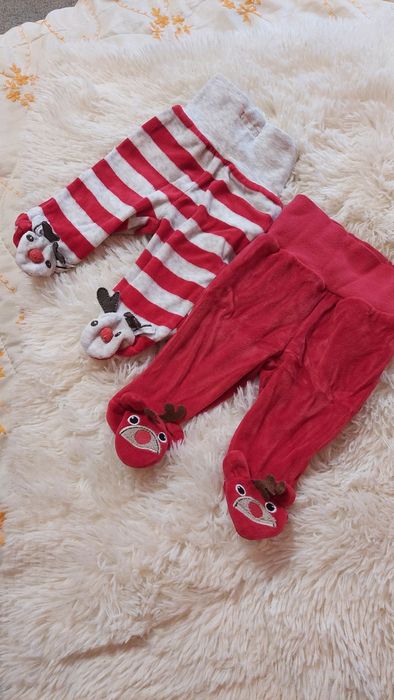 Świąteczne podnie spodenki świąteczny  półpajac pajac pajacyk 50 56