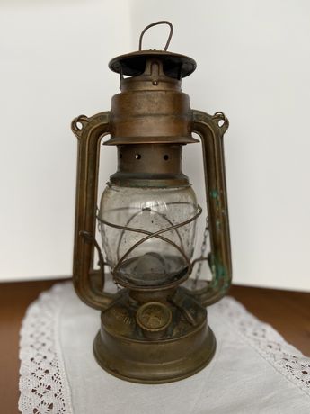 Lampa naftowa zabytkowa niemiecka - Made in GDR