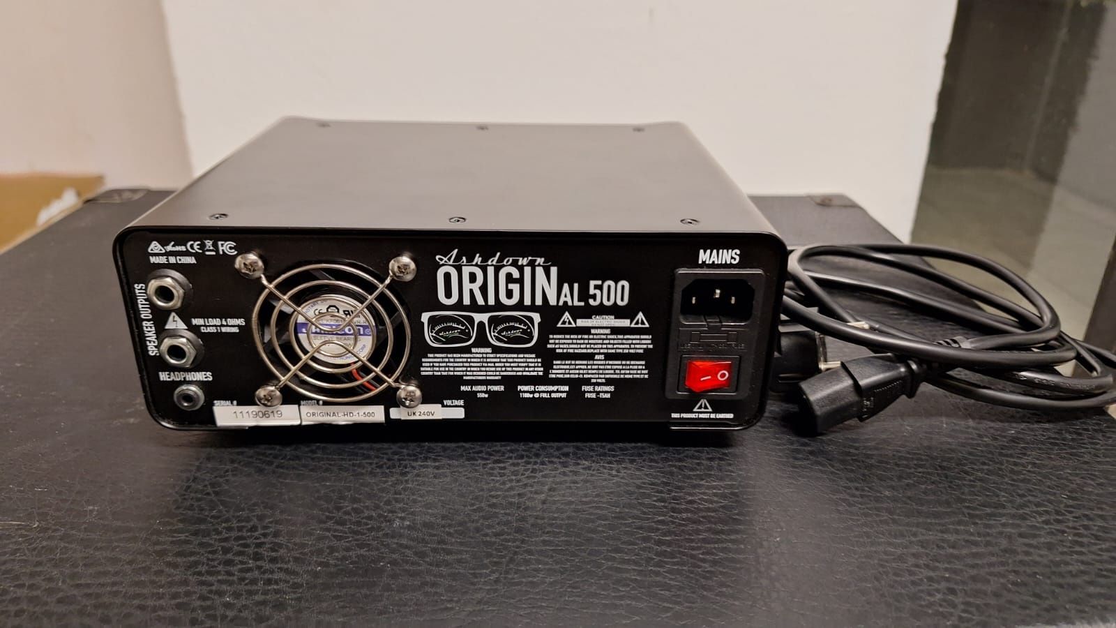 Zestaw basowy - Ashdown OryginAL-500H + kolumna EpiFunky 410 (500w)