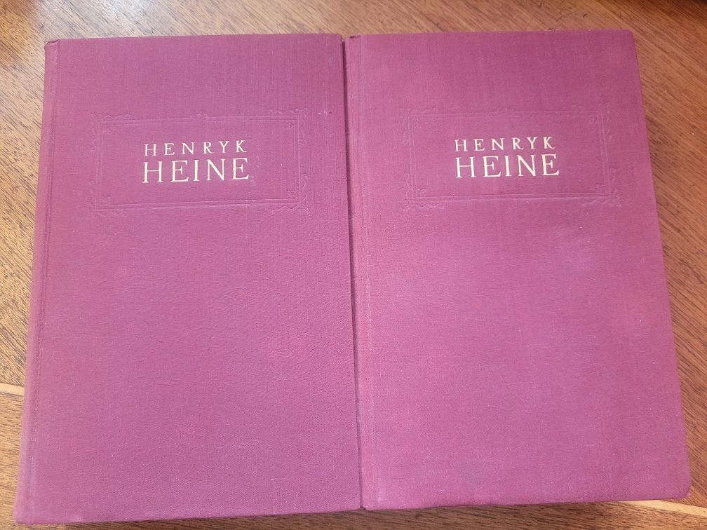 Henryk Heine Dzieła Wybrane tom I i II 1956 PIW