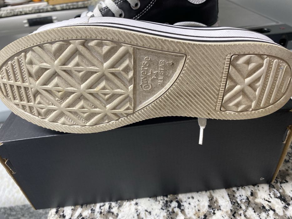 Sapatilhas  All Star-Converse pele 36,5 novas/pretas