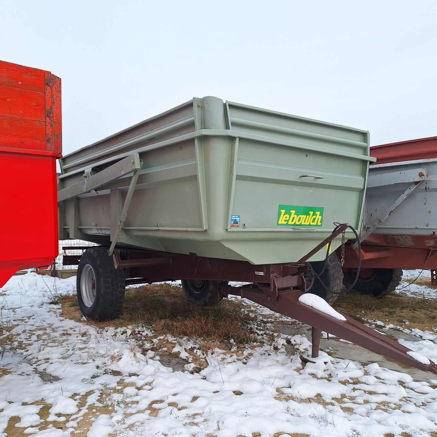 Przyczepa skorupowa 8 leboulch brimont  Legrand
brimont wywrotka 8-14t