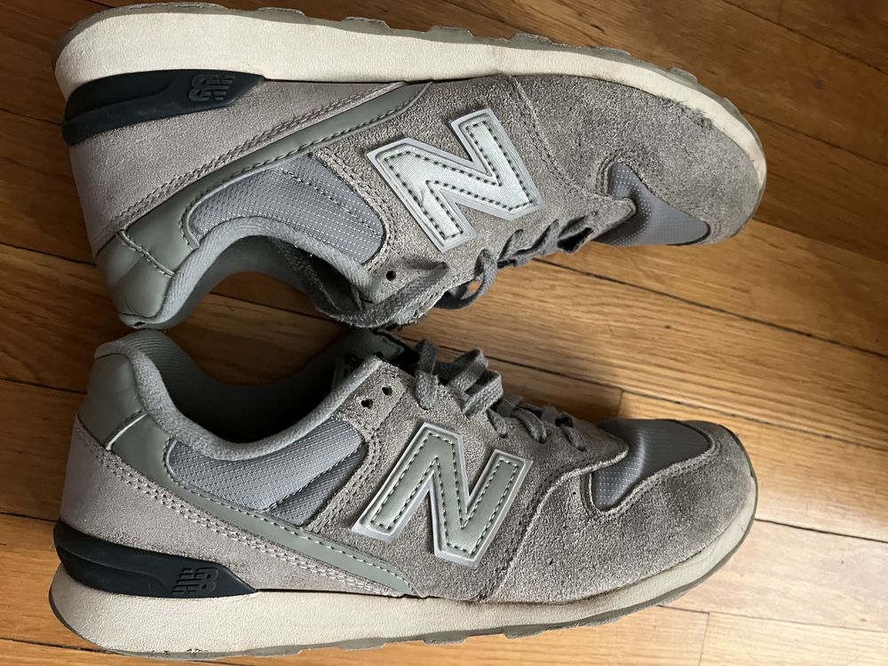 New balance 966 серые кроссовки кеды кросівки