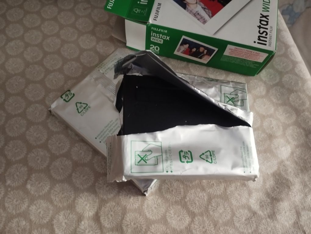 Cartuchos Instax wide NOVOS