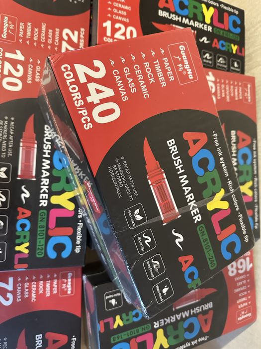 Акрилові маркери Guangna, розмальовка Дісней