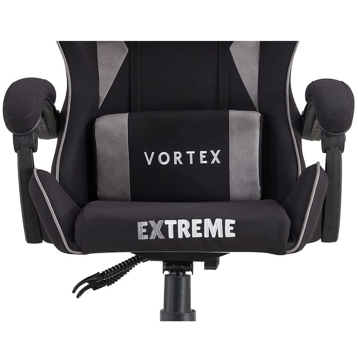 Fotel Gamingowy Extreme Vortex Czarno-Szary z Tkaniny