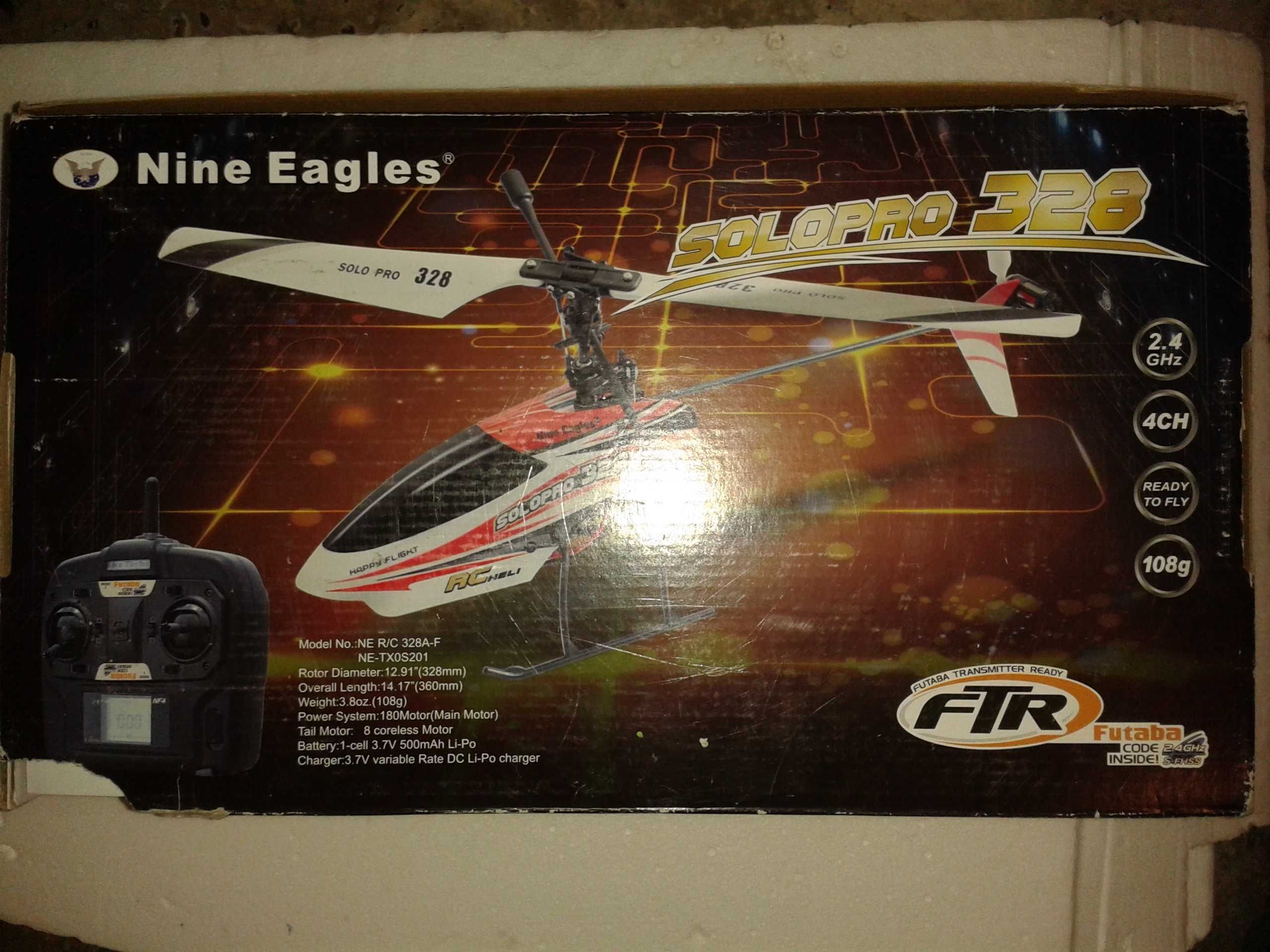 Model RC helikopter smiglowiec Nine Eagles naprawiany