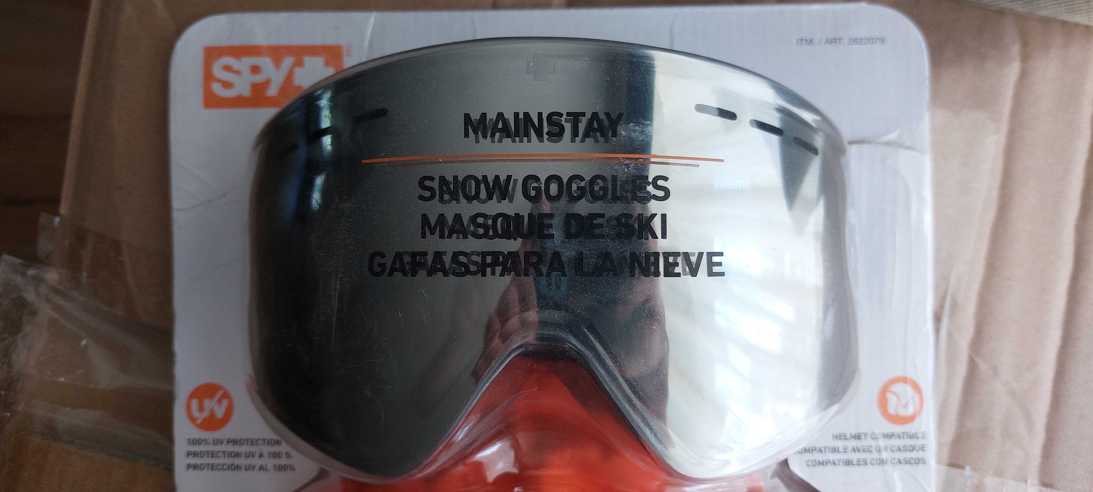 Очки маска лыжная горнолыжная SPY+ MAINSTAY + линза