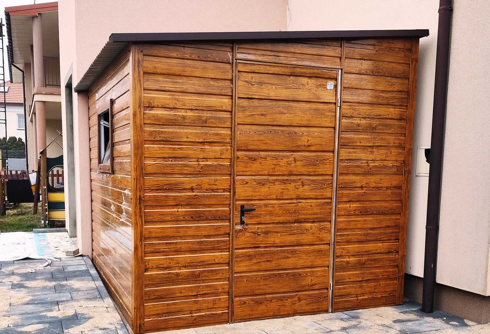 Schowek, Domek z PROFILA ZAMKNIĘTEGO 3x2 ocynk