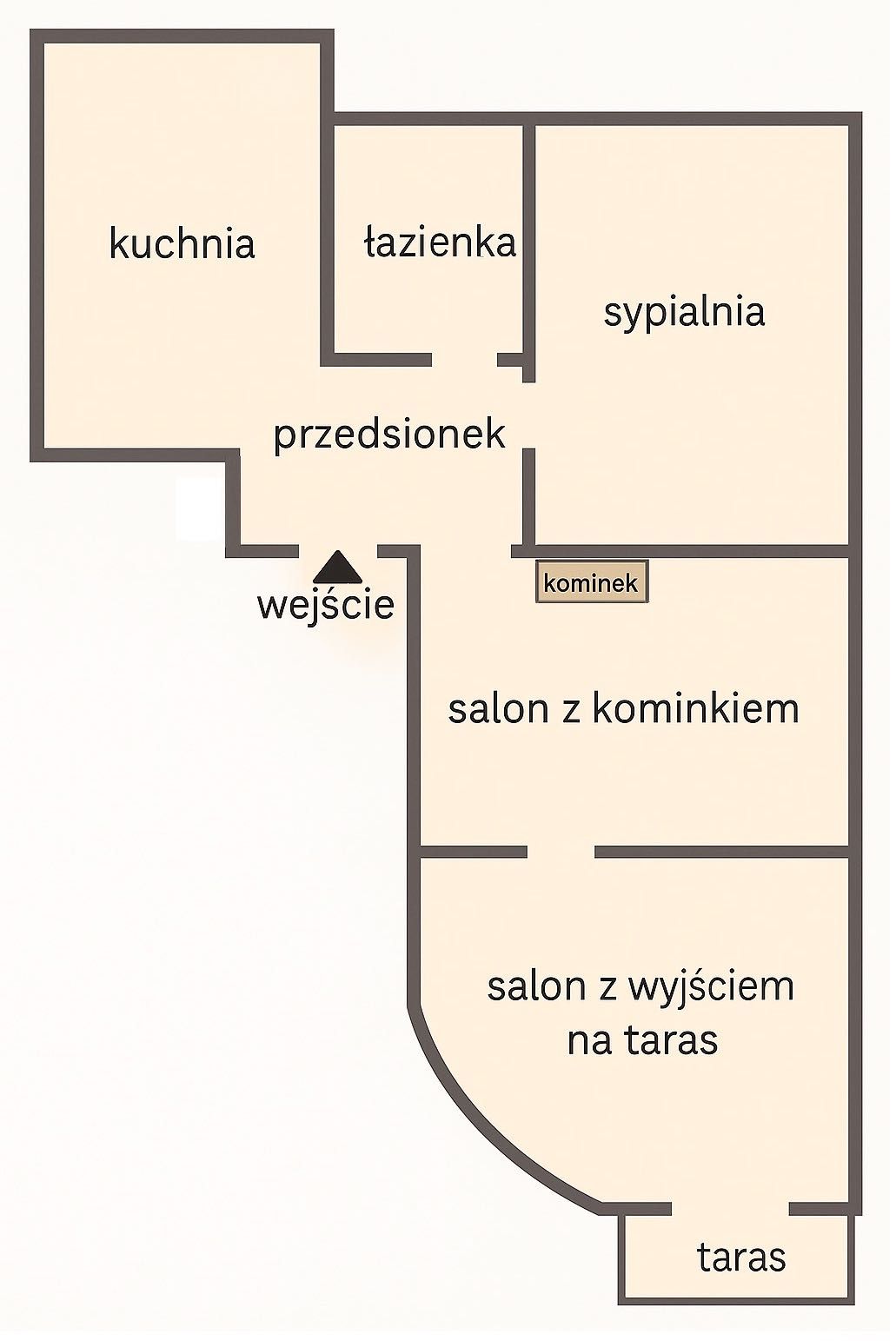 3-pokojowe mieszkanie z działką i garażem