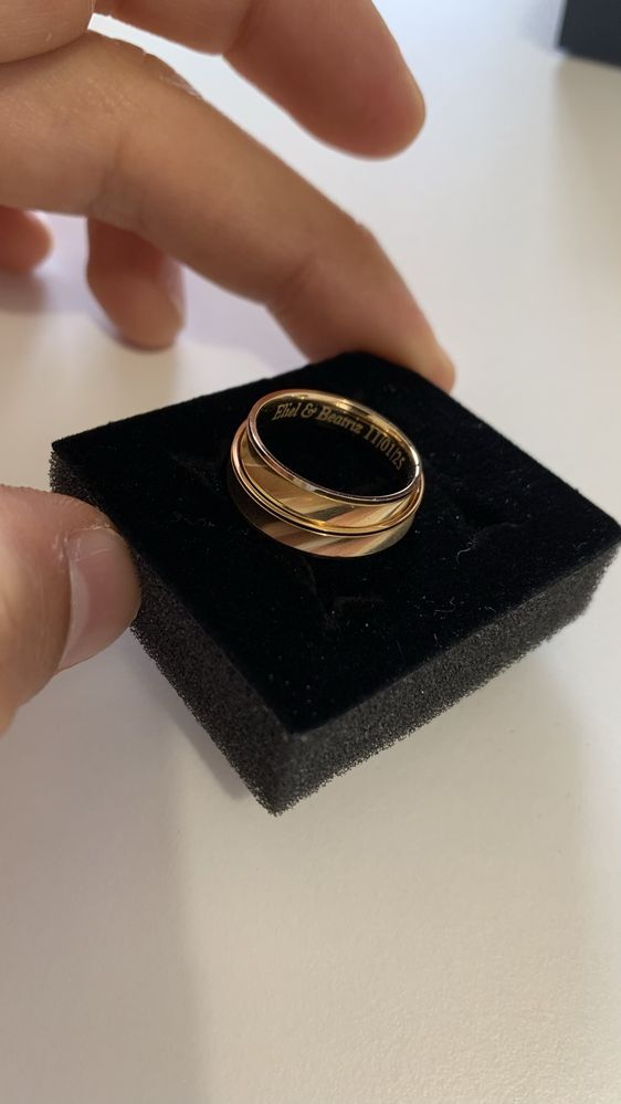 Par alinaças ouro 18K