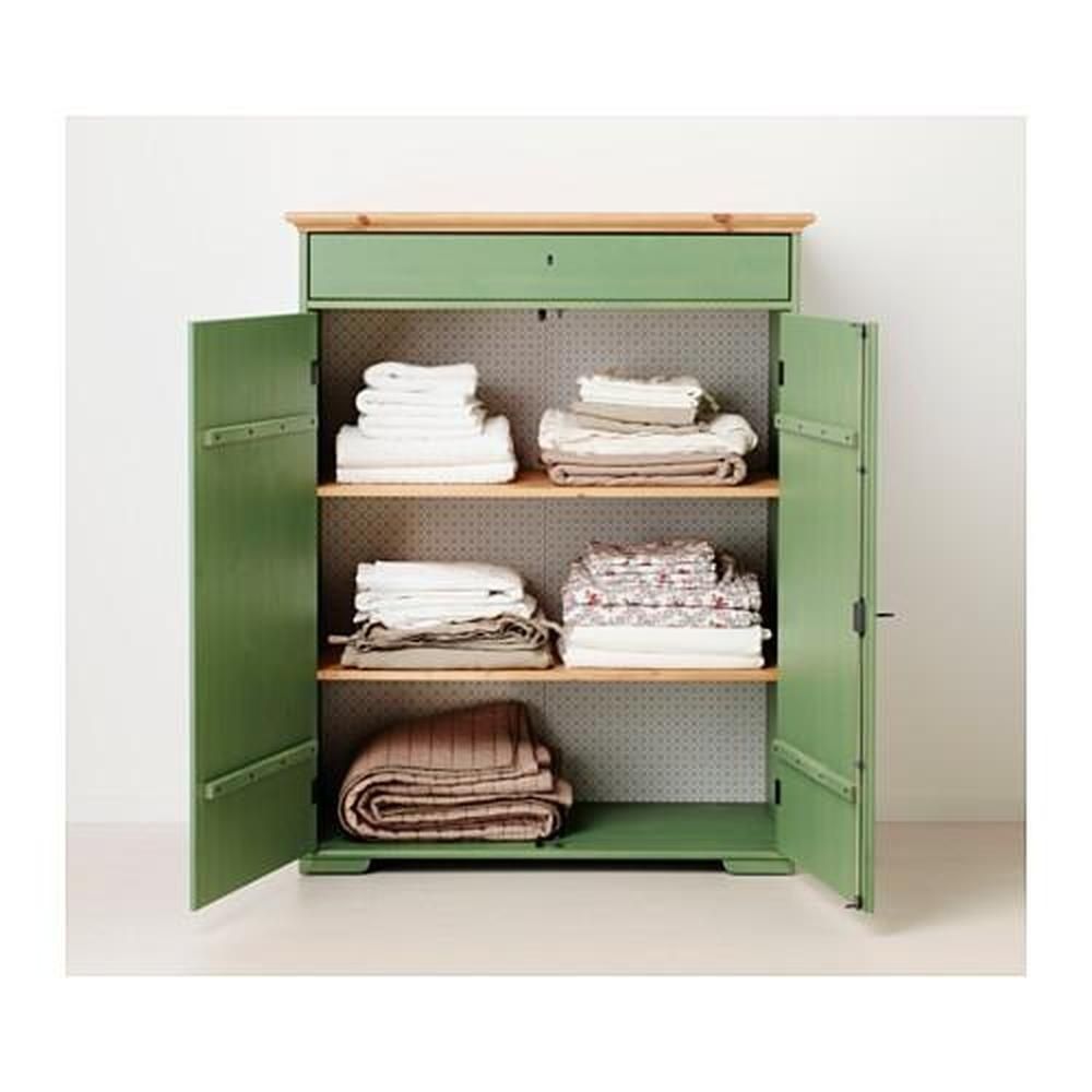 IKEA HURDAL móvel armário Guarda-roupa verde madeira maciça