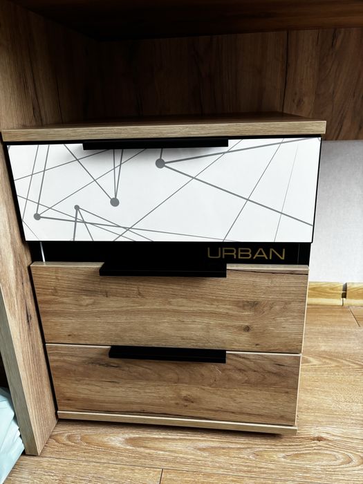 Meble młodzieżowe Biurko z szafka nocna urban agata meble