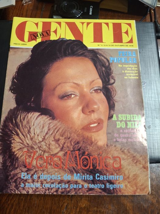 Revistas gente com Parque Mayer teatro revista