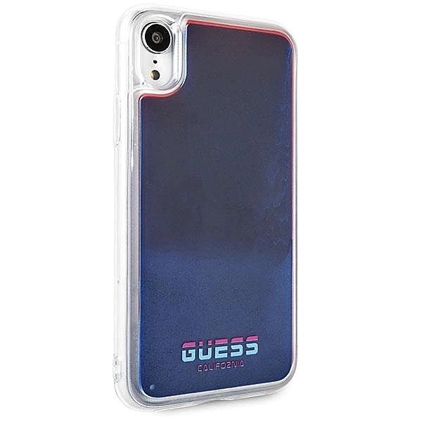 Etui Guess California Glow in the dark na iPhone Xr - czerwone