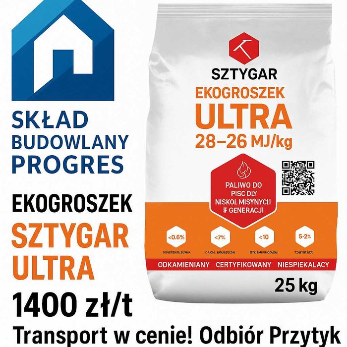 Węgiel groszek SZTYGAR ULTRA Radom Przytyk Potworów TANIO