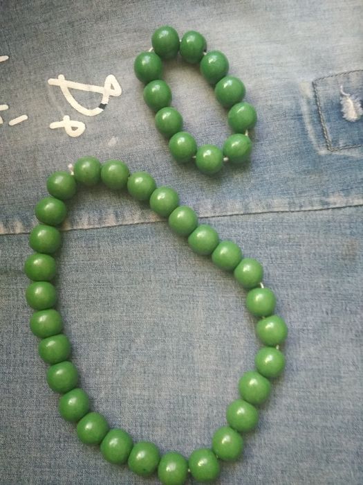 Намисто і браслет з дерева