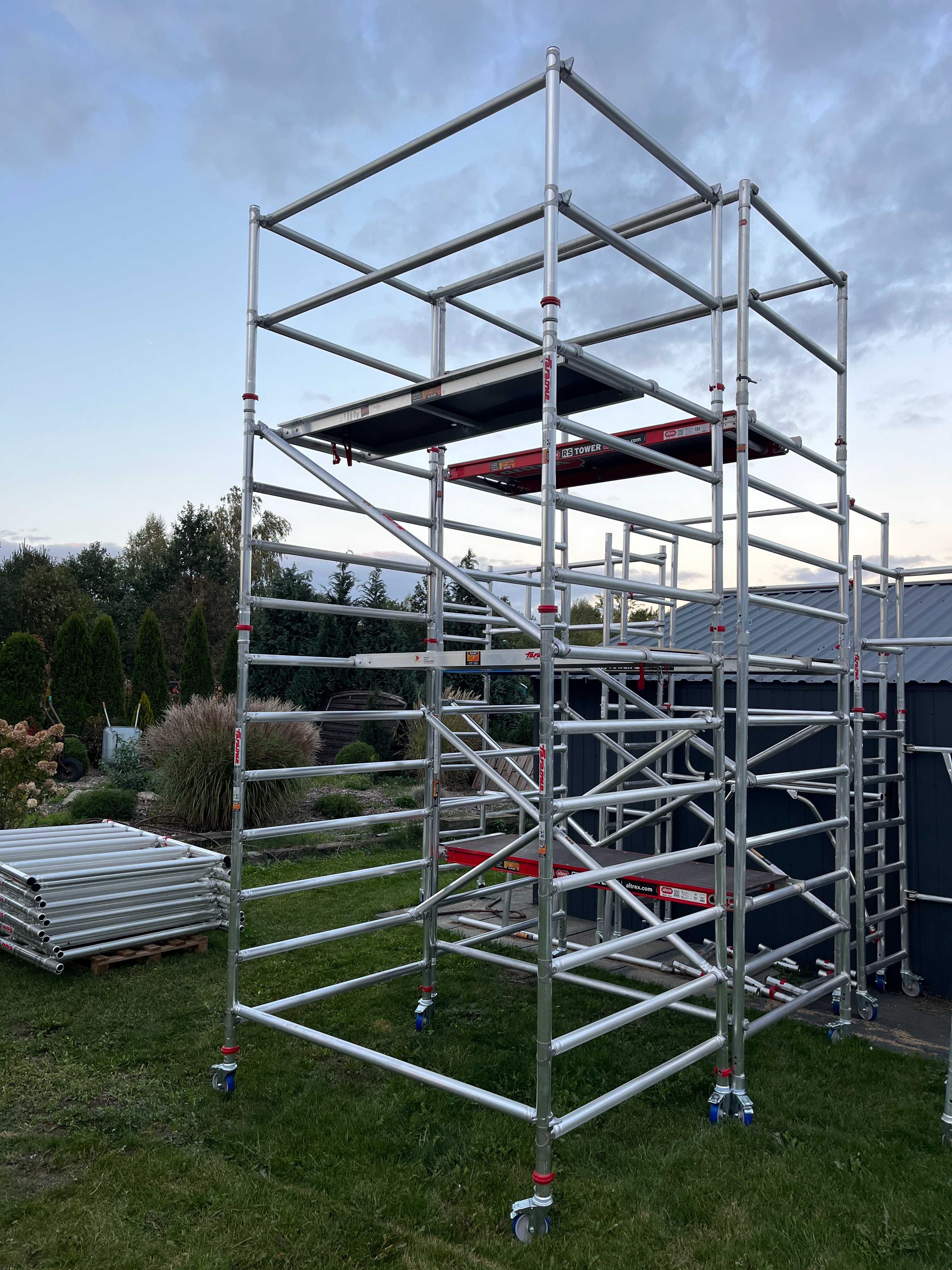 Rusztowanie Aluminiowe Firmy ALTREX FARAONE gotowe Wieże i Elementy
