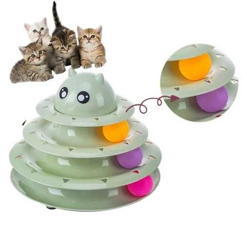 Zabawka dla kota wieża interaktywna