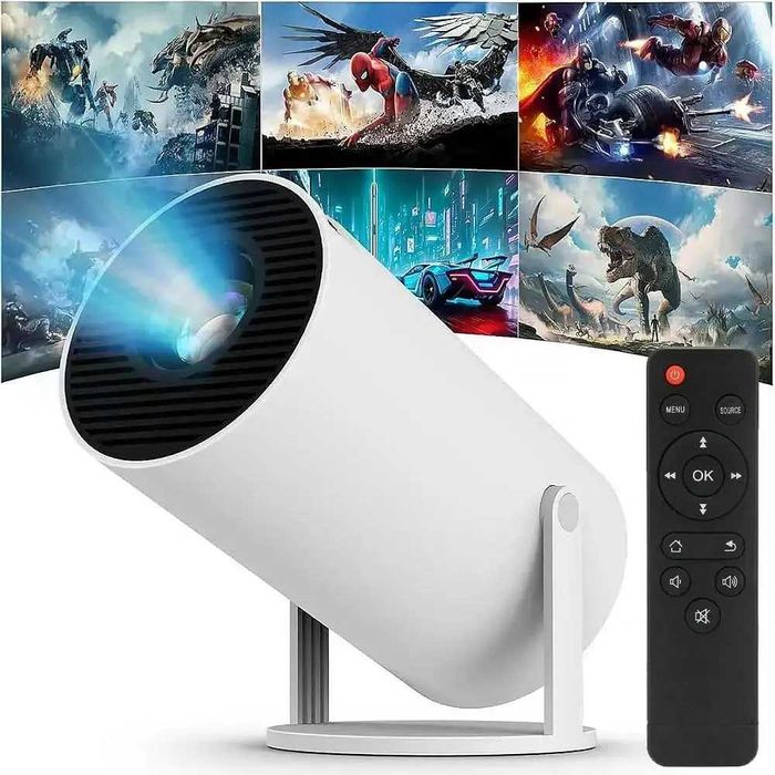 Смарт проектор мультимедійний HY300 (WiFi, Bluetooth, Пульт, 4К)