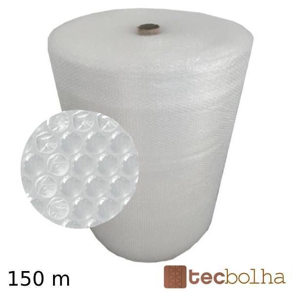 Rolo Bolha de Ar TecBolha 150 m2 (150mX1m) Embalamento Proteção