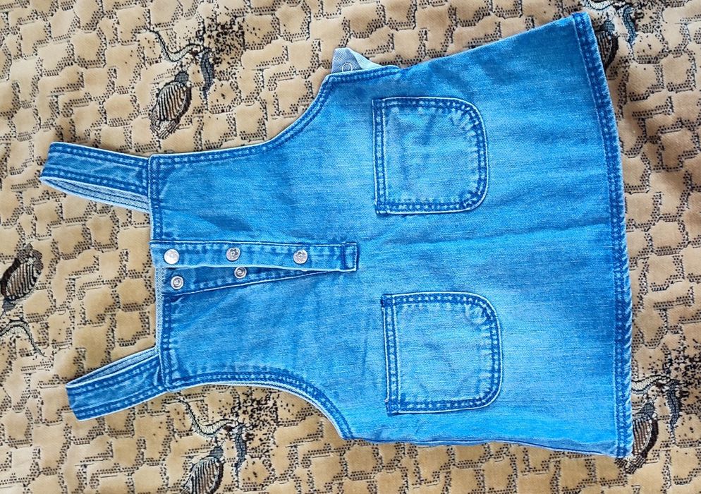 Джинсовый сарафан детский