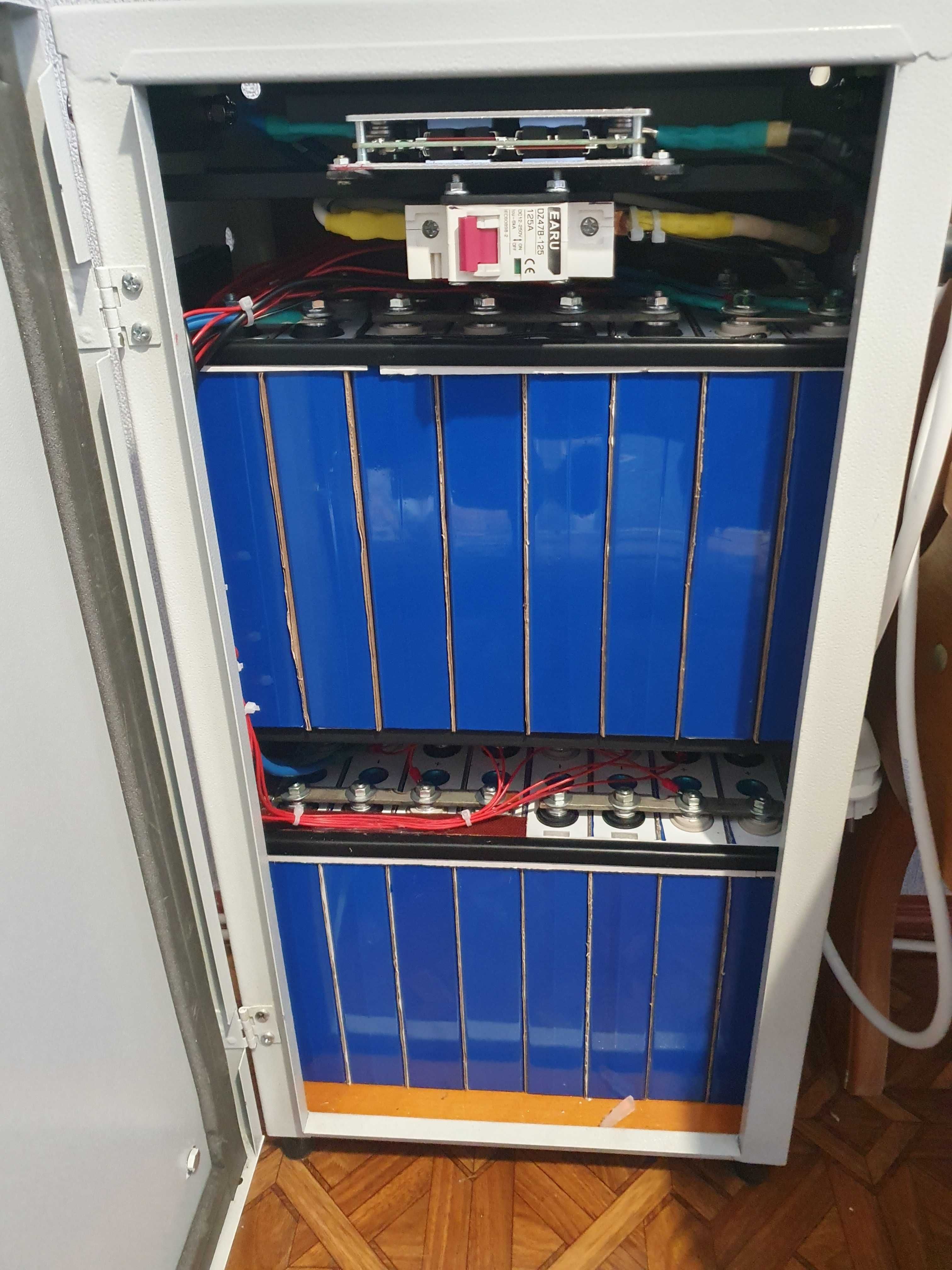 Акумуляторна збірка LiFePo4 EVE залізний корпус на 24в, 210Аг, 5.0 кВт