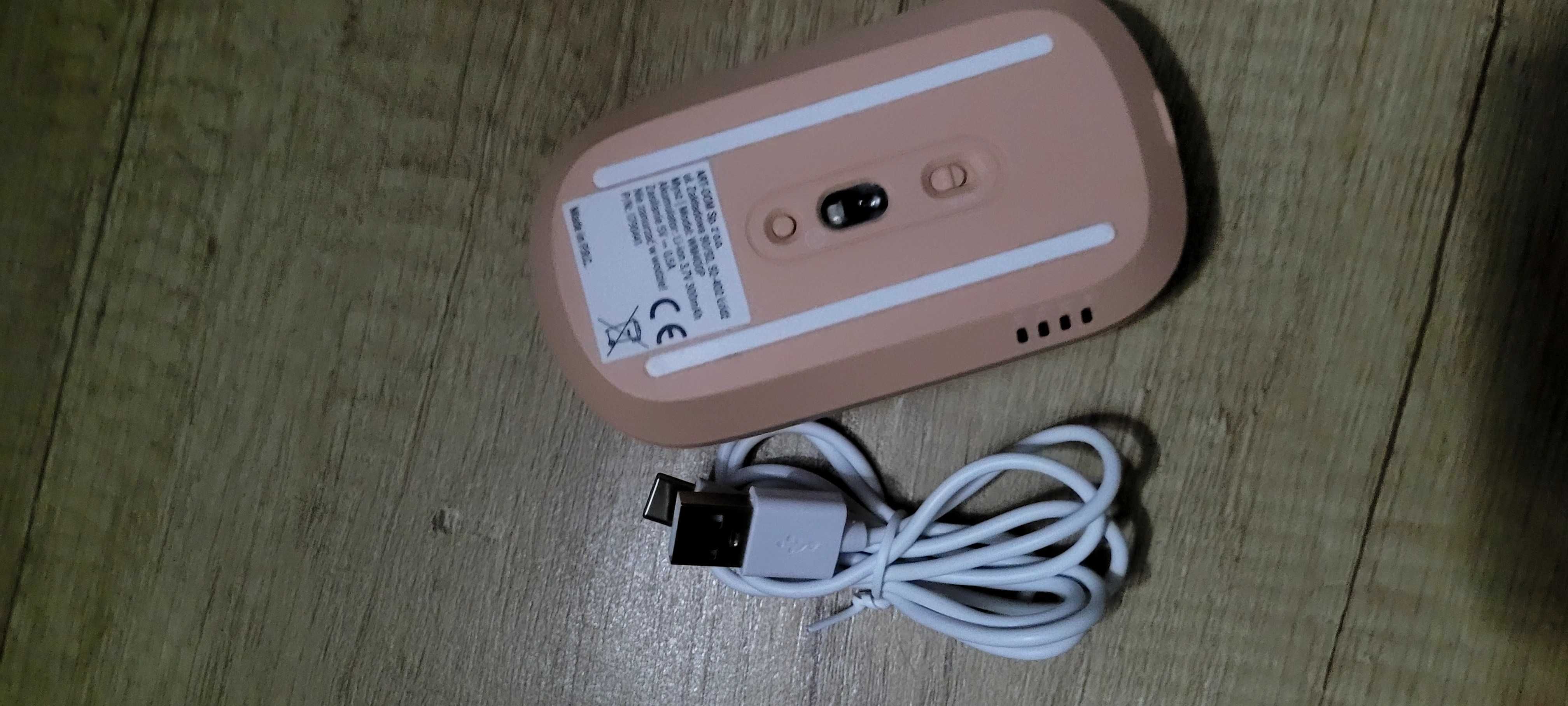 Mysz XQUANTUM WM400P Brzoskwiniowy