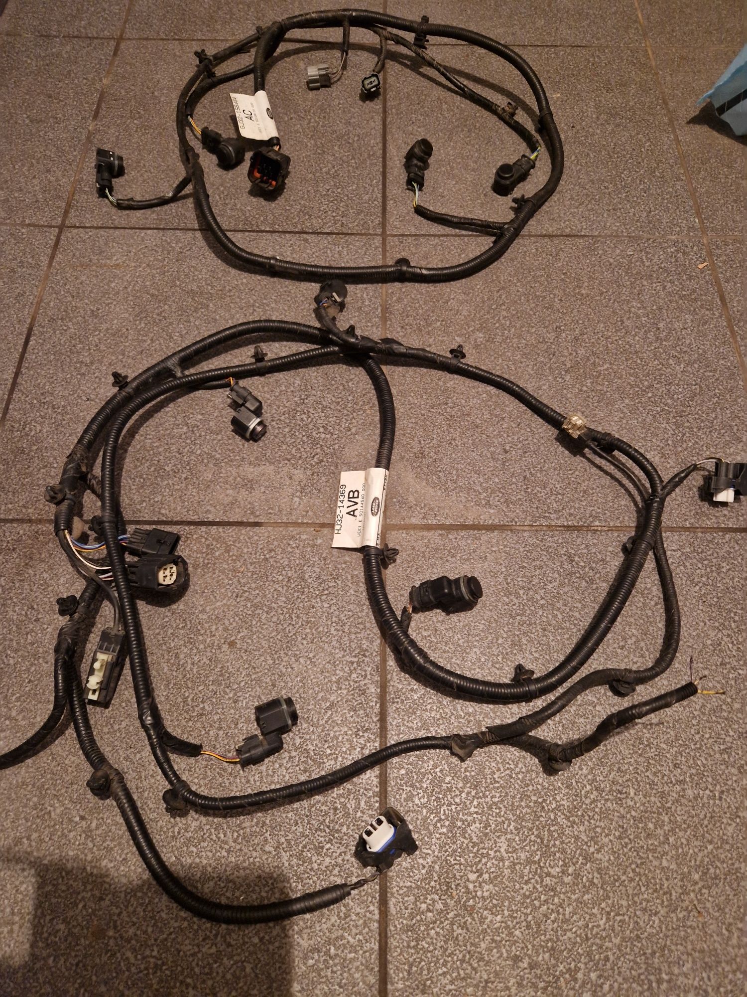 Wiązka 6 x pdc,kamera , Range Rover Evoque L 538 po lifcie