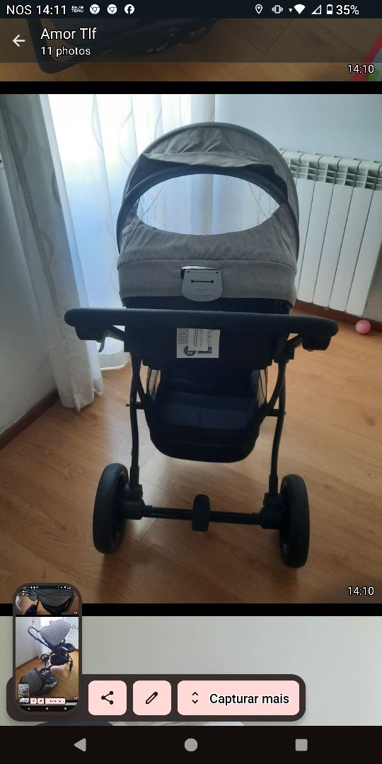 Carrinho bebe passeio
