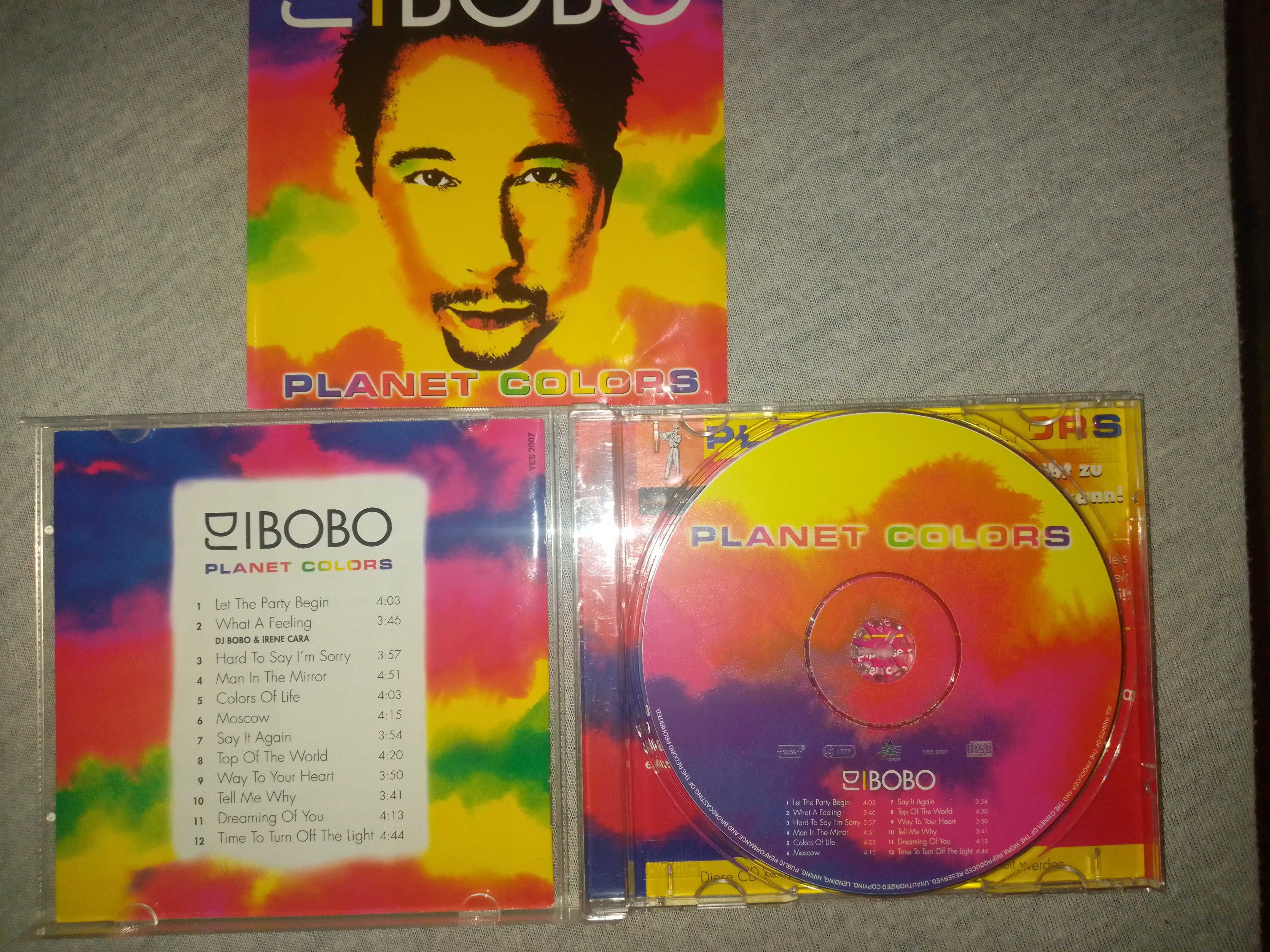 DJ BoBo "Planet Colors" фирменный CD Made In Switzerland.