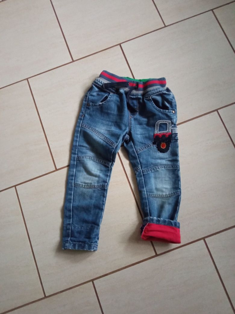 Spodnie jeansowe 98-110