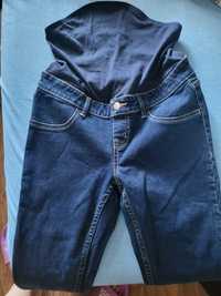 Spodnie jeansy rurki ciążowe XS/S