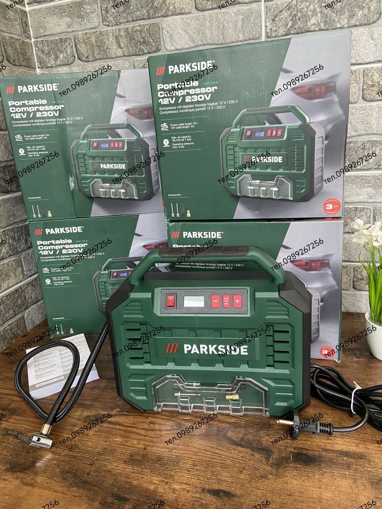 Портативний компресор, Parkside 12 В / 230 В Parkside Німеччина