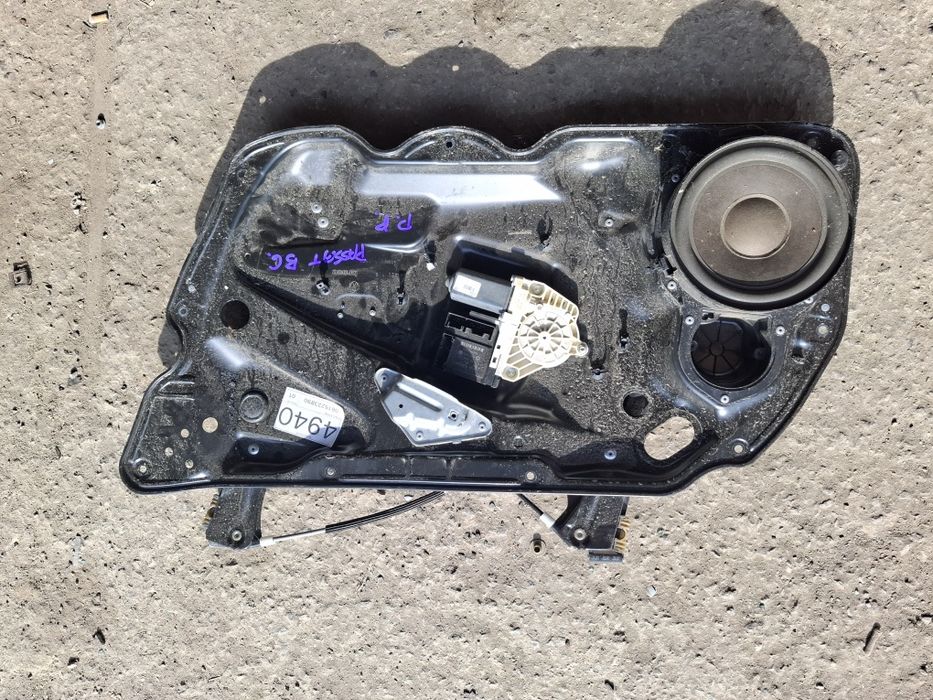 Mechanizm szyby prawy przód volkswagen Passat b6