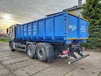 Kontenery na odpady gruz śmieci ziemię (BDO wywóz transport przyczepa)